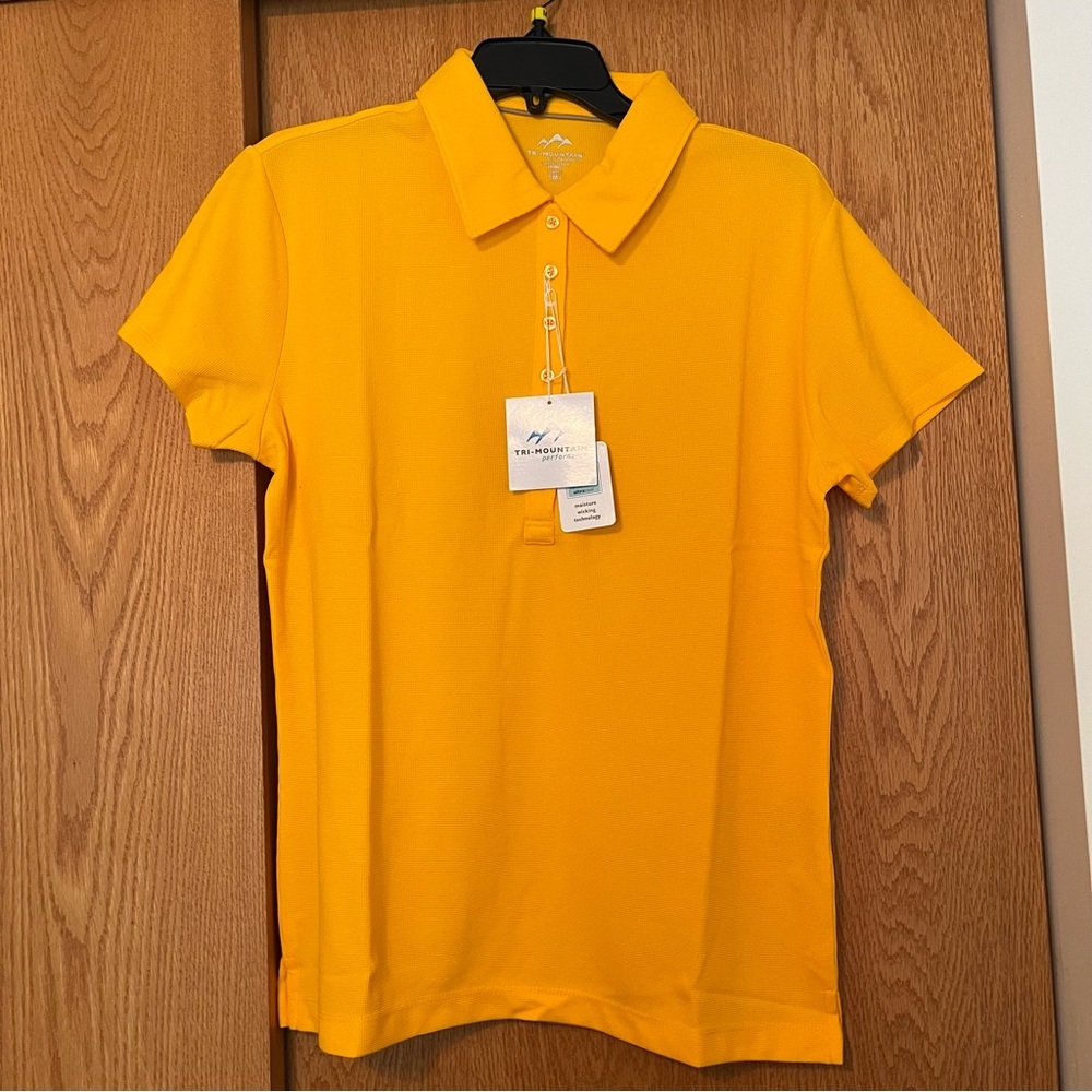 Tri Mountain Performance Women’s Medium Yellow Polo First Responder Uniform